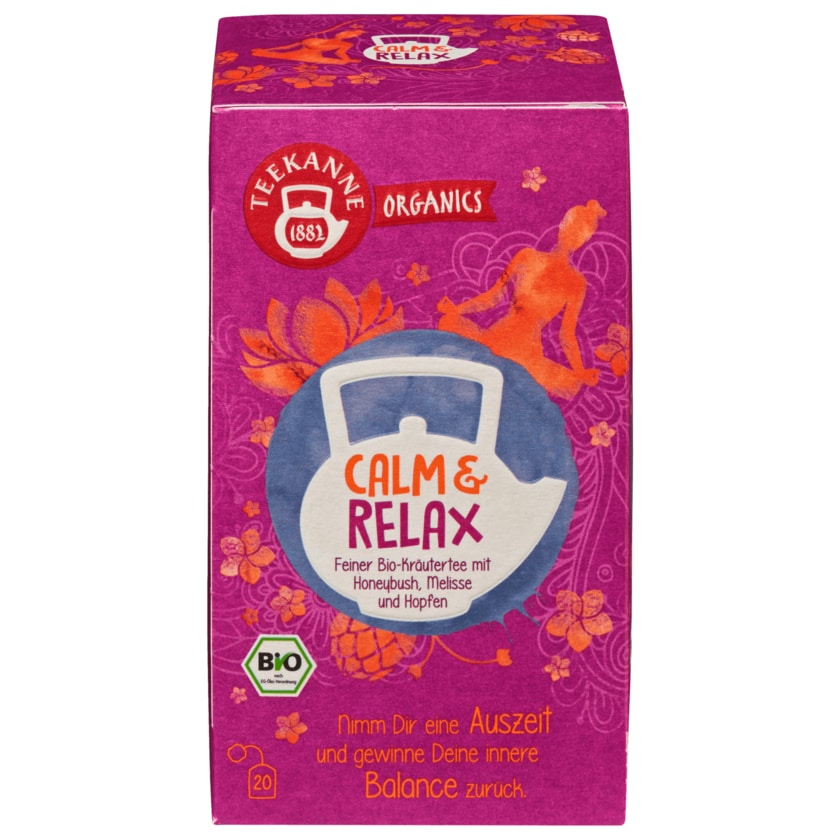 Teekanne Organics Bio Tee Calm & Relax 36g, 20 Beutel